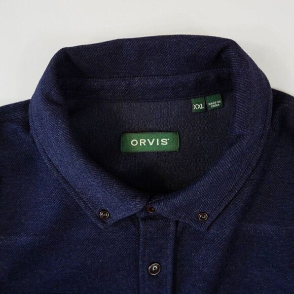 Orvis Heavy Work Over Shirt Mens XXL Long Sleeves Button Up Chore Rancher - Picture 3 of 11